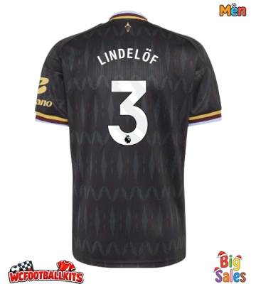 Aston Villa Victor Lindelof #3 Replica Away Stadium Shirt 2026-27 Short Sleeve